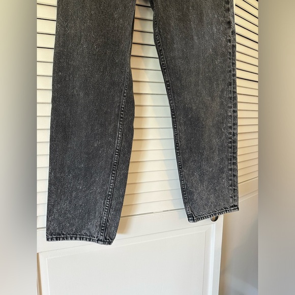 Sandro women’s high rise jeans in gray/black - Picture 6 of 10